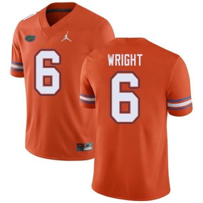 Men's Florida Gators #6 Nay'Quan Wright NCAA Jordan Brand Orange Authentic Stitched College Football Jersey JHJ6762RW